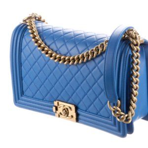 Chanel Boy Bag- Blue
